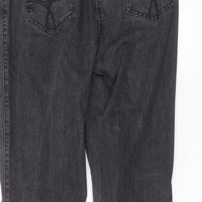 M&Co Womens Black  Cotton Skinny Jeans Size 16 L28 in Regular