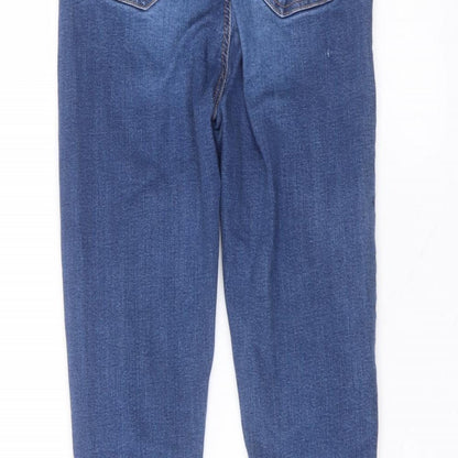 Denim & Co. Womens Blue  Cotton Skinny Jeans Size 8 L27 in Regular