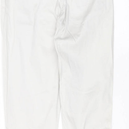 Crew Clothing Womens Grey  Cotton Straight Jeans Size 34 L30 in Regular