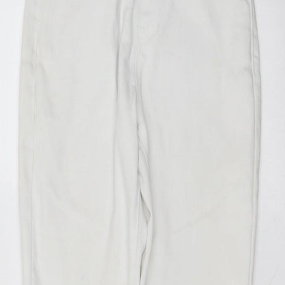 Womens UK Size 10 jeans Regular Fit Skinny White Jeans