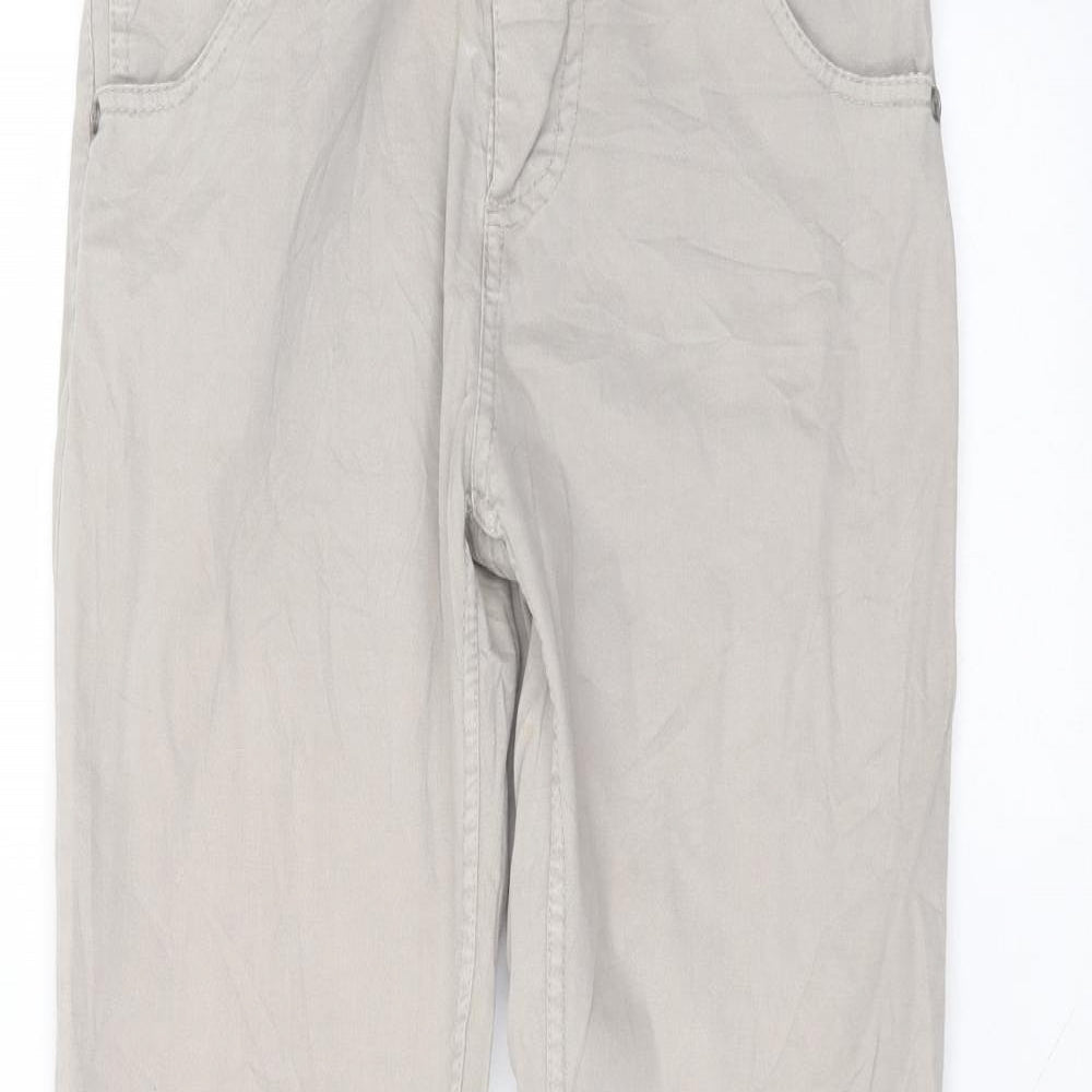 Made in Italy Womens Grey  Cotton Skinny Jeans Size M L30 in Regular