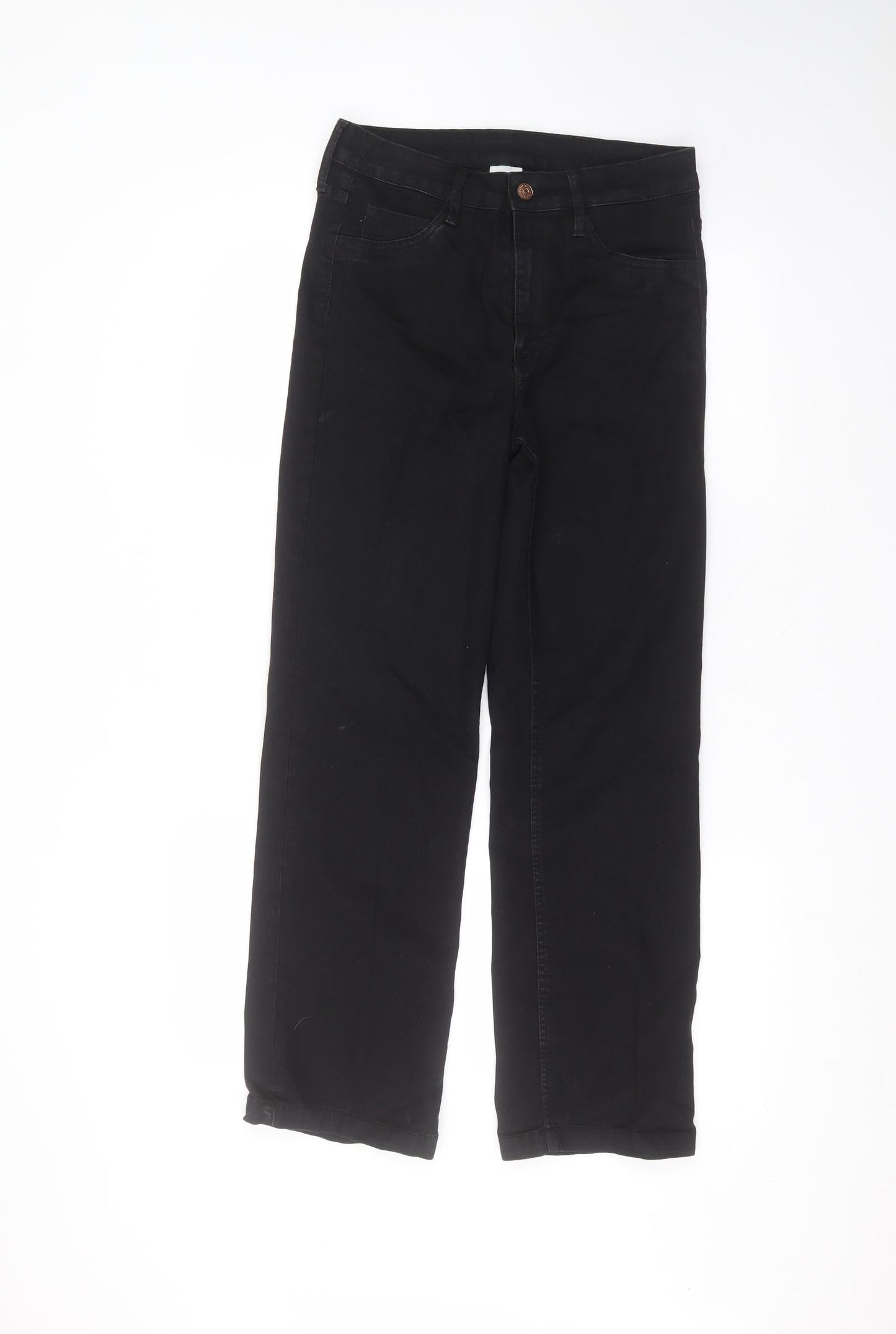 Womens UK Size 28 in H&M Regular Fit Skinny Black Jeans