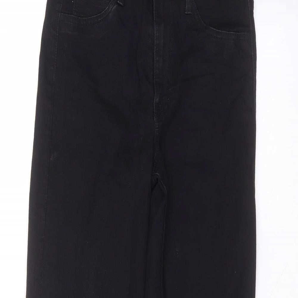 Womens UK Size 28 in H&M Regular Fit Skinny Black Jeans