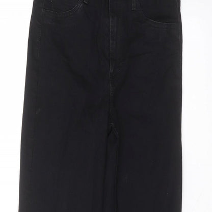 Womens UK Size 28 in H&M Regular Fit Skinny Black Jeans