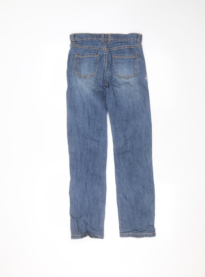 Gymboree Womens Blue  Cotton Skinny Jeans Size 12 L27 in Regular