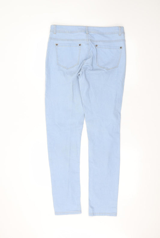 originals Womens Blue  Cotton Skinny Jeans Size 12 L29 in Regular