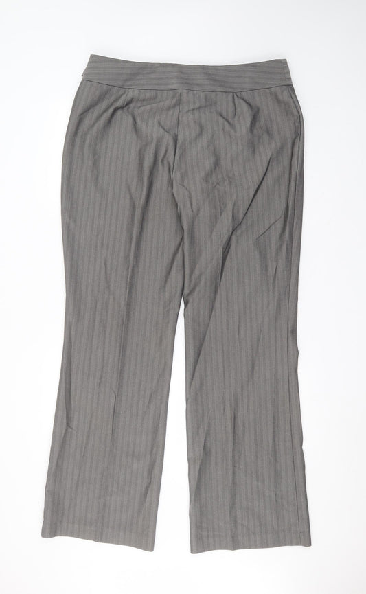 Womens UK Size 18 Marks and Spencer Regular Fit  Grey Trousers