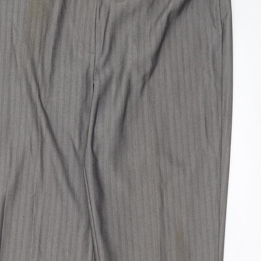 Womens UK Size 18 Marks and Spencer Regular Fit  Grey Trousers