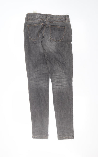 promoq Womens Black  Cotton Skinny Jeans Size 6 L29 in Regular