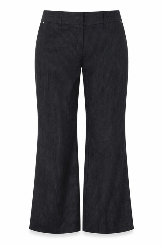 Womens UK Size 12 Marks and Spencer Regular Fit  Black Trousers