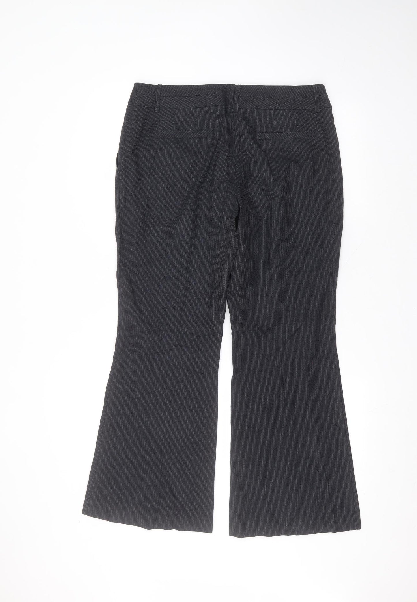 Womens UK Size 12 Marks and Spencer Regular Fit  Black Trousers