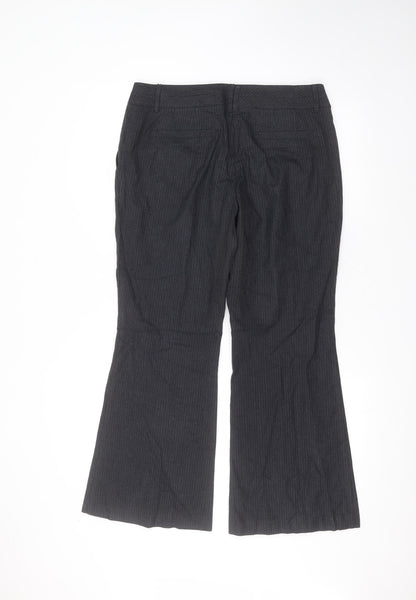 Womens UK Size 12 Marks and Spencer Regular Fit  Black Trousers