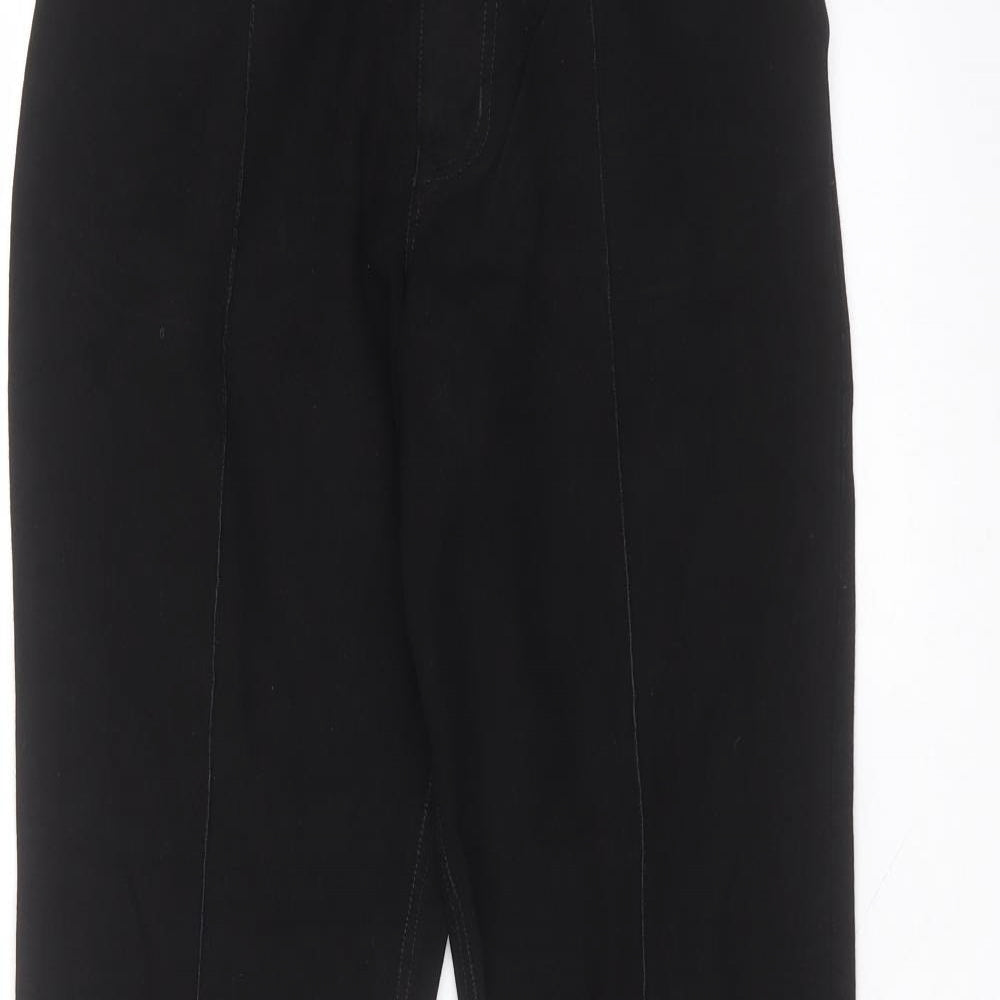 Womens UK Size 32 in Preworn Regular Fit Straight Black Jeans