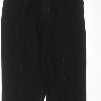 Womens UK Size 32 in Preworn Regular Fit Straight Black Jeans
