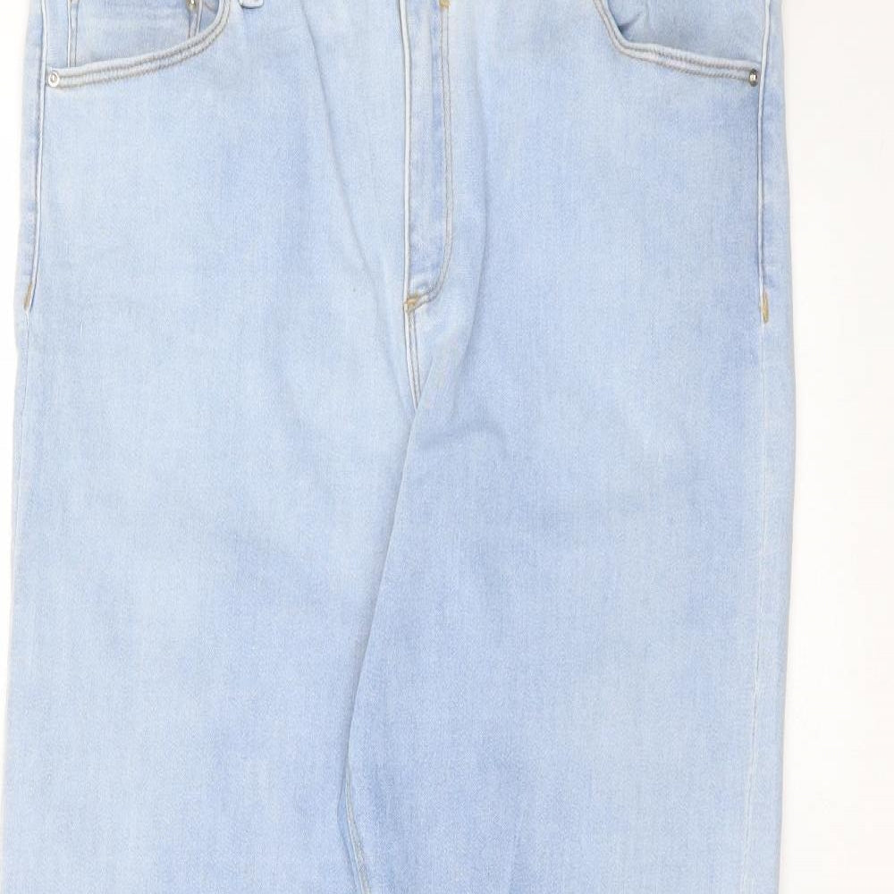 ASOS Womens Blue  Cotton Skinny Jeans Size 34 in L25 in Regular