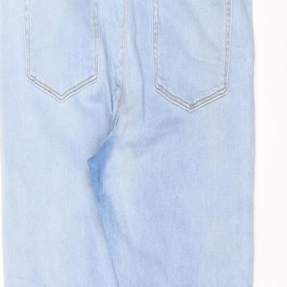 ASOS Womens Blue  Cotton Skinny Jeans Size 34 in L25 in Regular