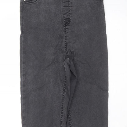F&F Womens Black  Cotton Skinny Jeans Size 10 L26 in Regular