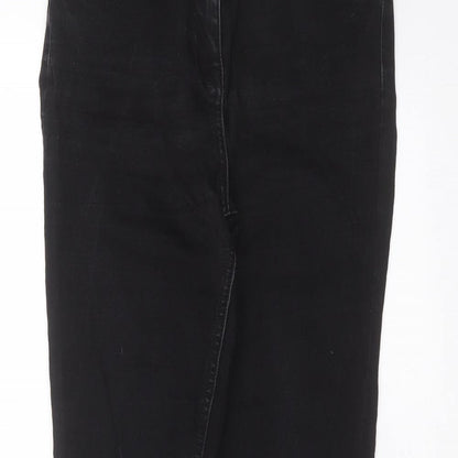 Matalan Womens Black  Cotton Skinny Jeans Size 12 L29 in Regular