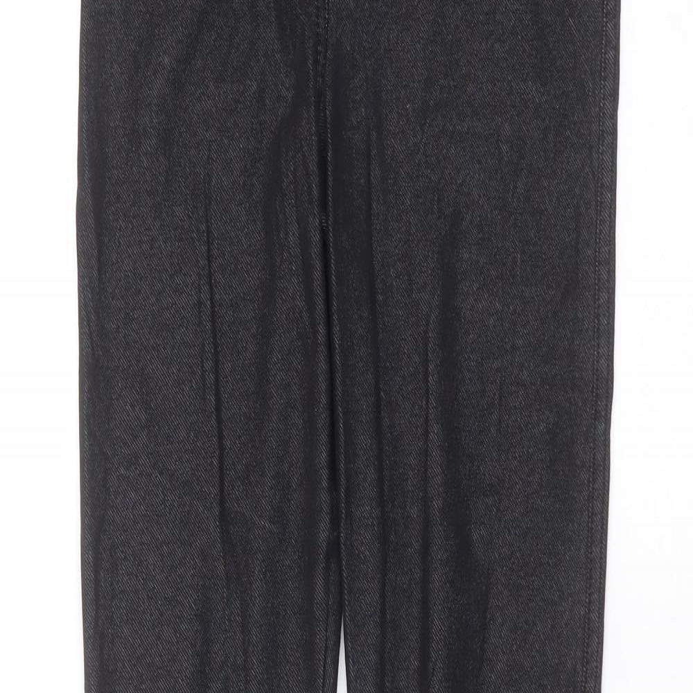 Select Womens Black  Cotton Skinny Jeans Size 8 L30 in Regular