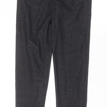 Select Womens Black  Cotton Skinny Jeans Size 8 L30 in Regular