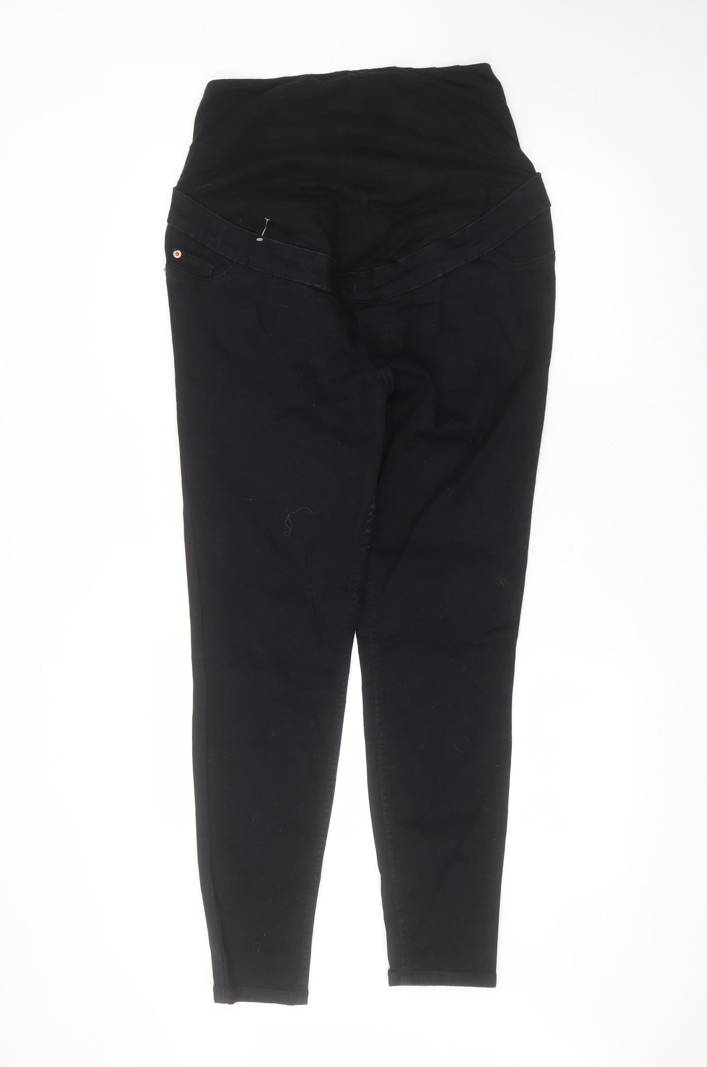 New Look Womens Black  Cotton Skinny Jeans Size 14 L28 in Regular