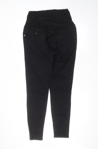 New Look Womens Black  Cotton Skinny Jeans Size 14 L28 in Regular