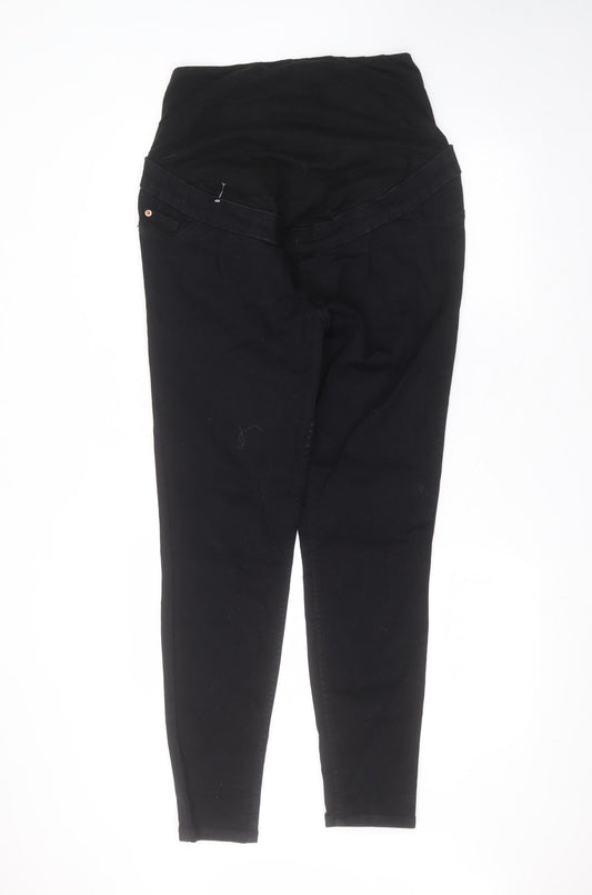 New Look Womens Black  Cotton Skinny Jeans Size 14 L28 in Regular