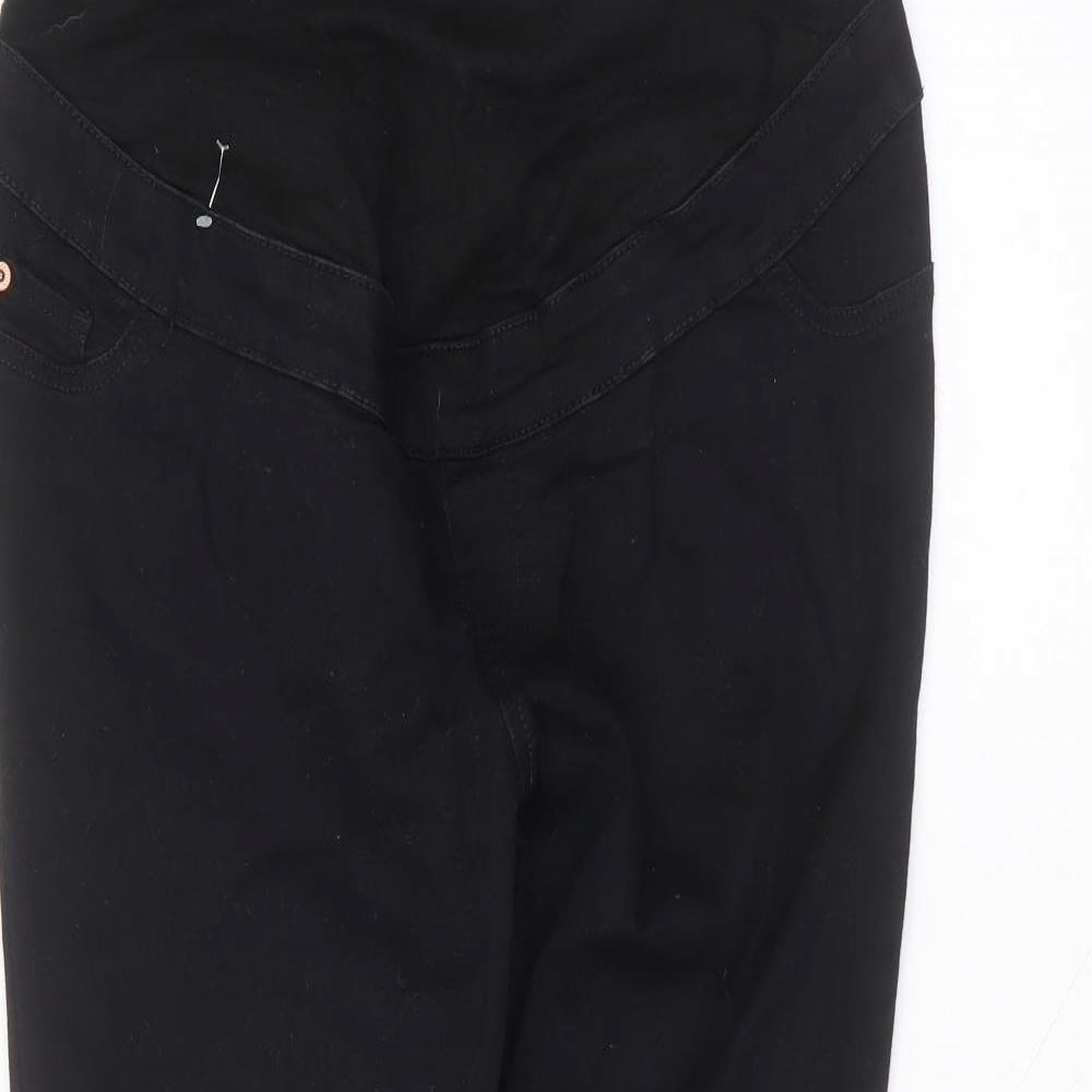 New Look Womens Black  Cotton Skinny Jeans Size 14 L28 in Regular