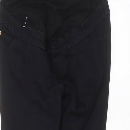 New Look Womens Black  Cotton Skinny Jeans Size 14 L28 in Regular