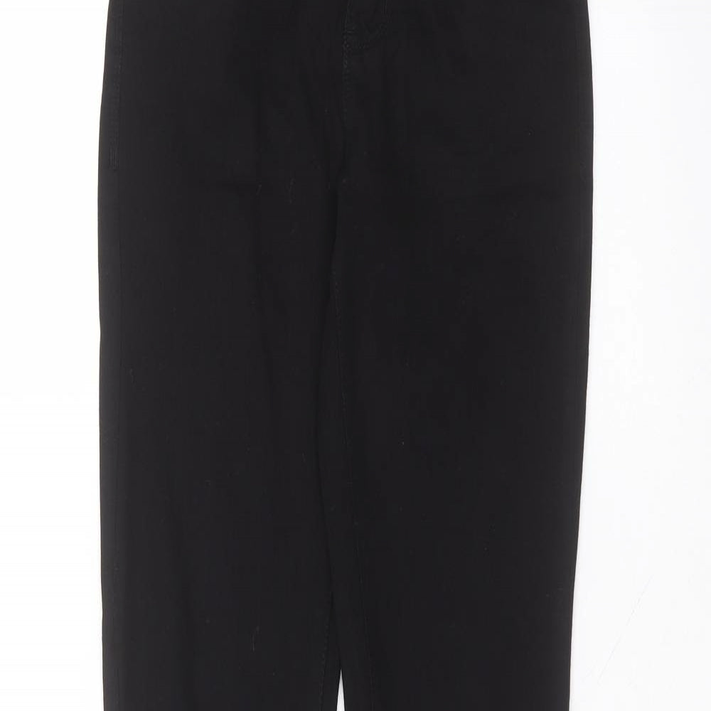 Denim & Co. Womens Black  Cotton Skinny Jeans Size 6 L33 in Regular