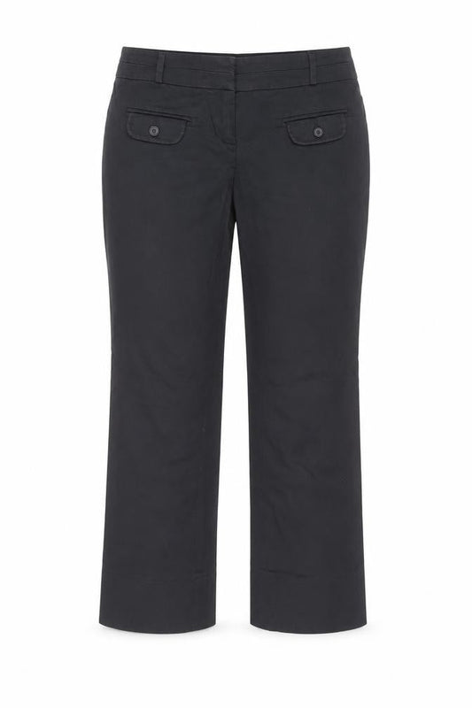 Womens UK Size 12 Marks and Spencer Regular Fit  Blue Trousers