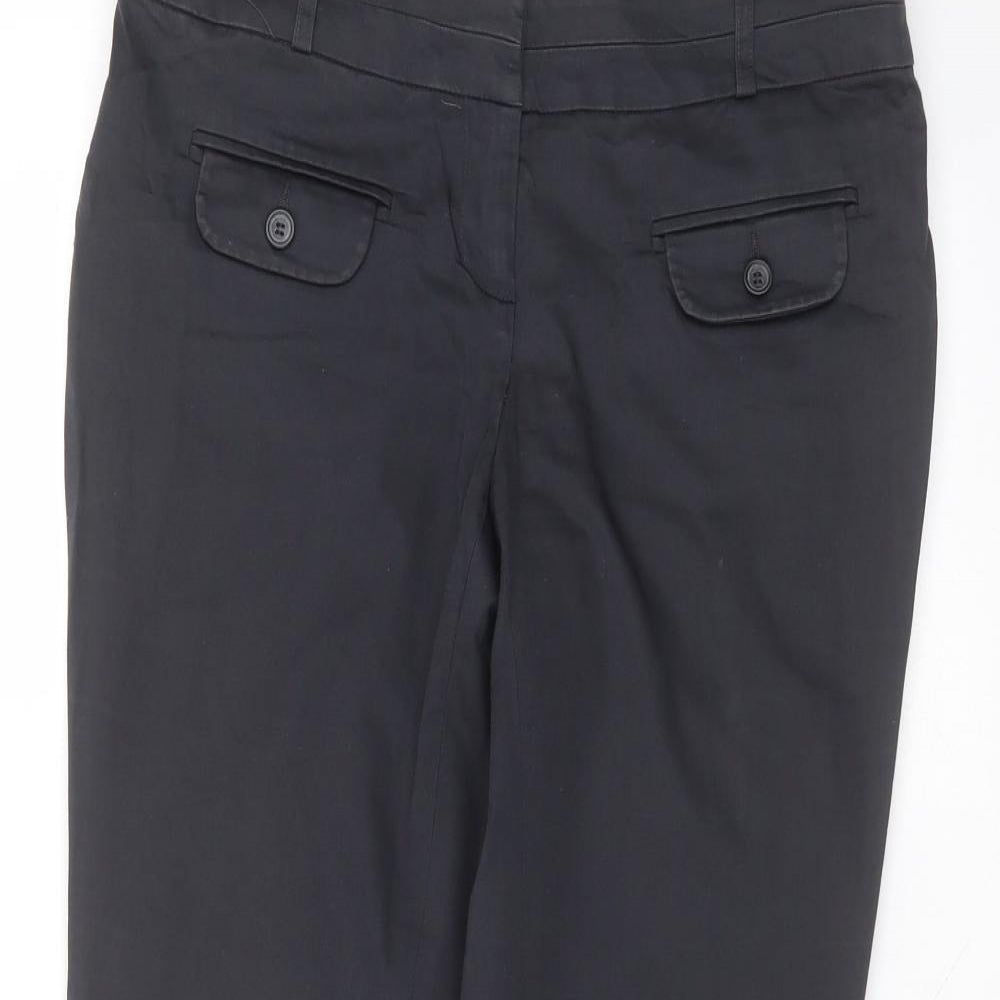 Womens UK Size 12 Marks and Spencer Regular Fit  Blue Trousers