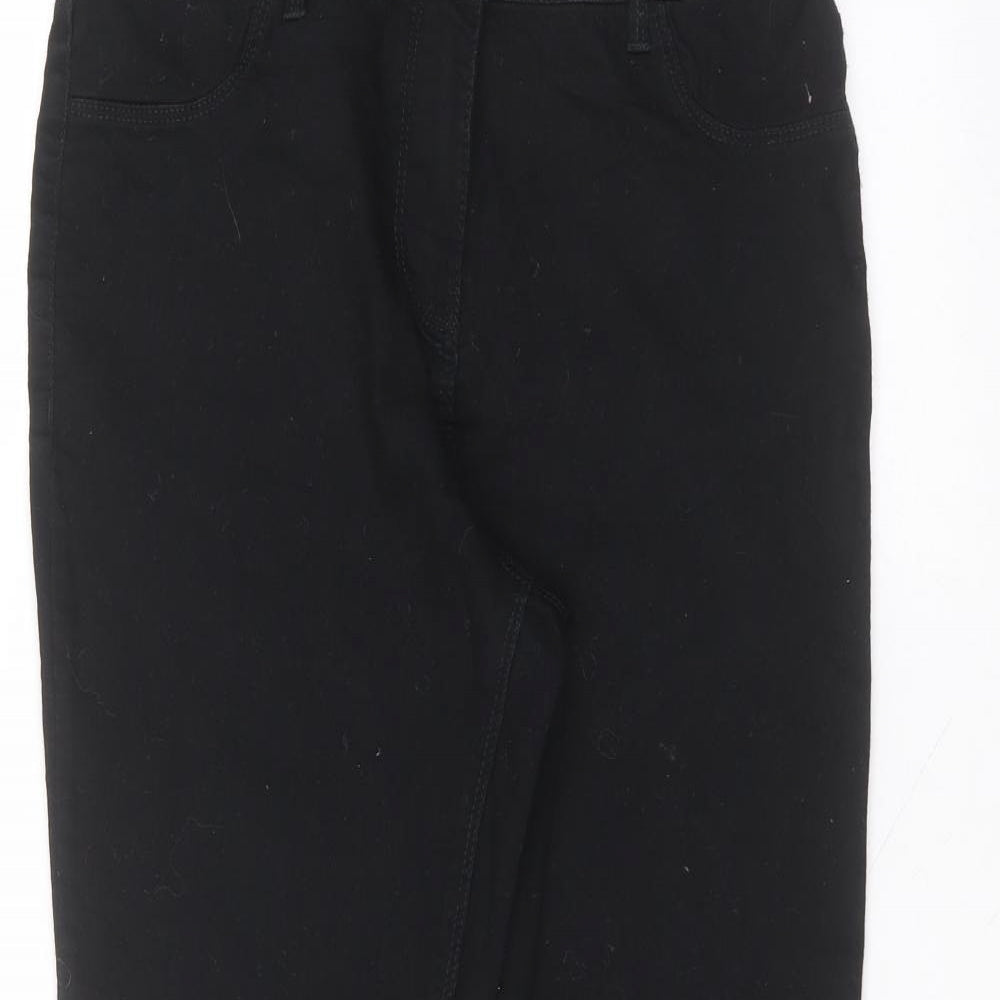 Matalan Womens Black  Cotton Skinny Jeans Size 12 L27 in Regular