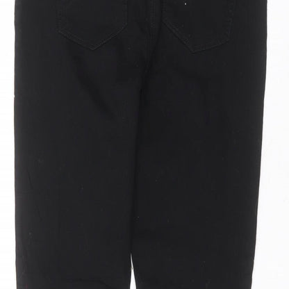 Matalan Womens Black  Cotton Skinny Jeans Size 12 L27 in Regular