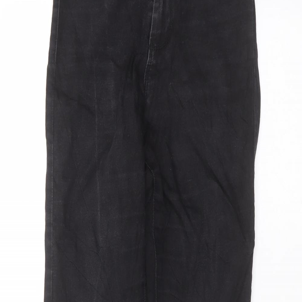 Denim & Co. Womens Black  Cotton Skinny Jeans Size 8 L28 in Regular