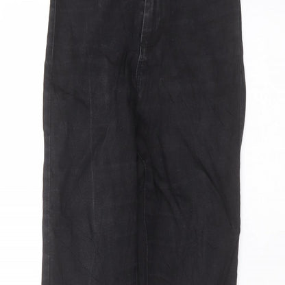 Denim & Co. Womens Black  Cotton Skinny Jeans Size 8 L28 in Regular