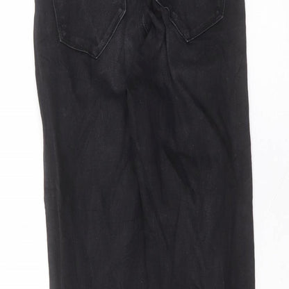 Denim & Co. Womens Black  Cotton Skinny Jeans Size 8 L28 in Regular