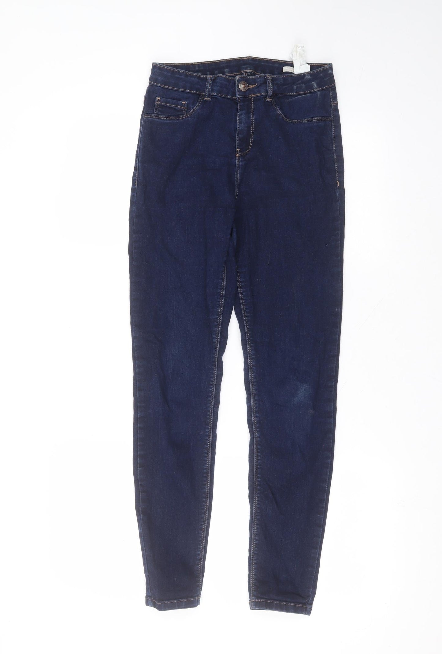 Womens UK Size 26 in Preworn Regular Fit Skinny Blue Jeans