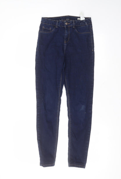 Womens UK Size 26 in Preworn Regular Fit Skinny Blue Jeans