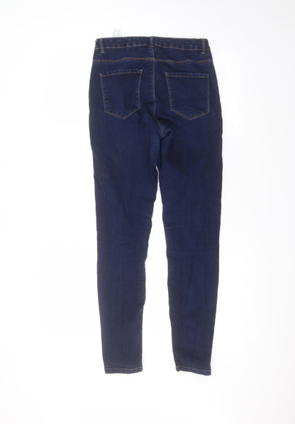 Womens UK Size 26 in Preworn Regular Fit Skinny Blue Jeans