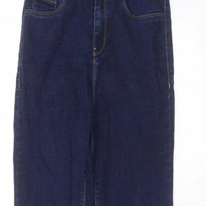 Womens UK Size 26 in Preworn Regular Fit Skinny Blue Jeans