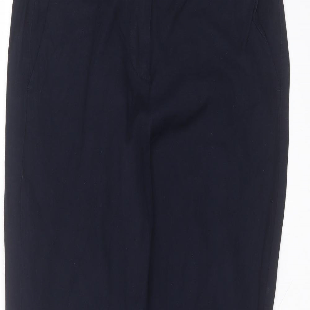 Womens UK Size 14 Marks and Spencer Regular Fit  Blue Trousers