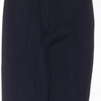 Womens UK Size 14 Marks and Spencer Regular Fit  Blue Trousers