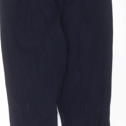 Womens UK Size 14 Marks and Spencer Regular Fit  Blue Trousers