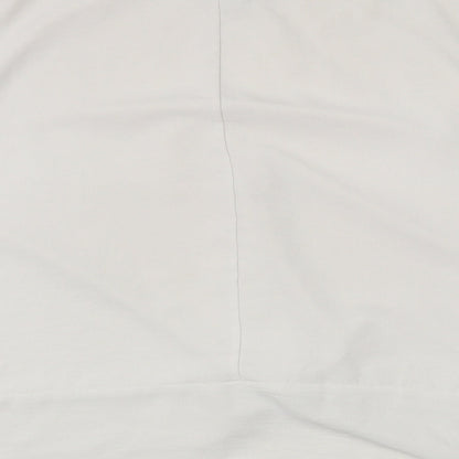 Primark Womens Beige  Polyester Basic Blouse Size 14 Round Neck