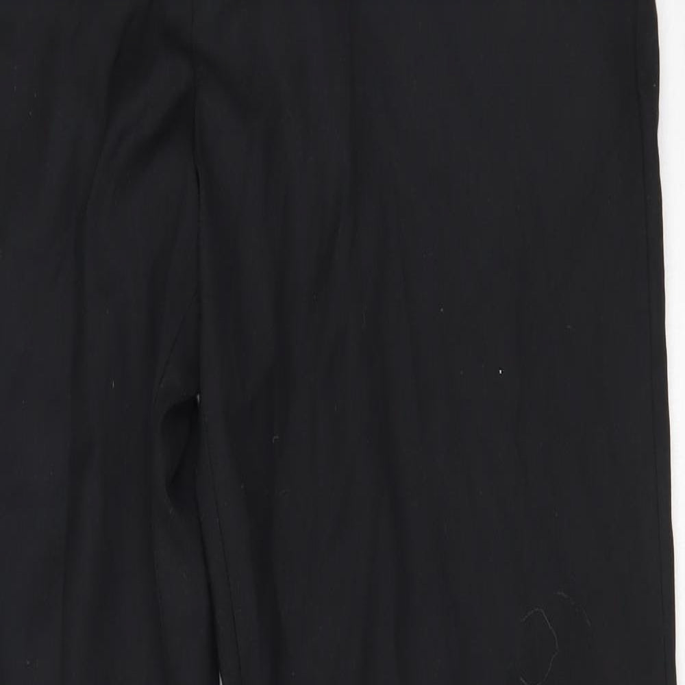 George Womens Black  Polyester Trousers   L32 in Classic Zip