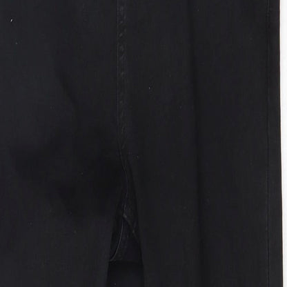 Hera Womens Black  Cotton Skinny Jeans Size S L28 in Regular Zip