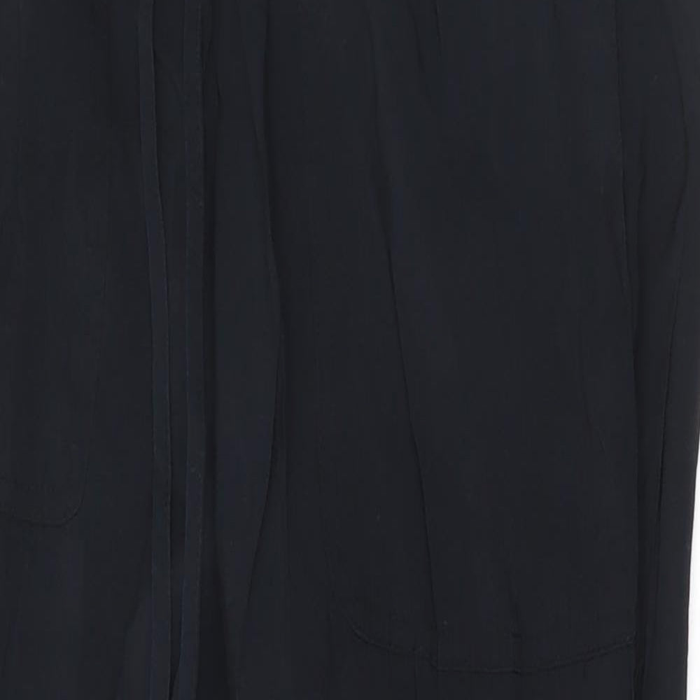 Womens UK Size S Zara Regular Fit  Black Trousers