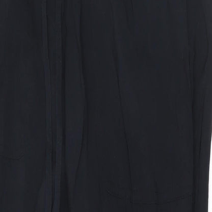 Womens UK Size S Zara Regular Fit  Black Trousers