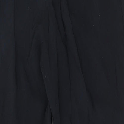 Womens UK Size S Zara Regular Fit  Black Trousers